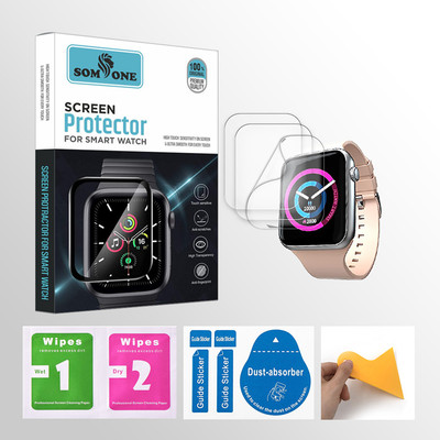 SOMTONE Edge To Edge Tempered Glass for Fire-Boltt Ring 1.7 inch Smartwatch 3 PROTECTOR + 3 WIPES + 3 DUST REMOVAL STICKER + 1 WIPER(Pack of 3) SOMTONE Edge To Edge Tempered Glass for Fire-Boltt Ring 1.7 inch Smartwatch 3 PROTECTOR + 3 WIPES + 3 DUST REMOVAL STICKER + 1 WIPER(Pack of 3)
