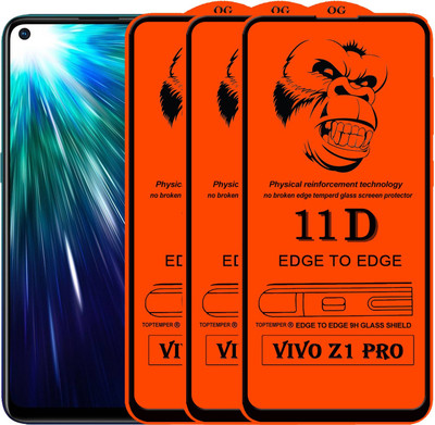 TOPTEMPER Edge To Edge Tempered Glass for VIVO Z1 PRO(Pack of 3)
