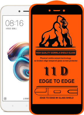 elevend Edge To Edge Tempered Glass for Mi Redmi 5A(Pack of 1)