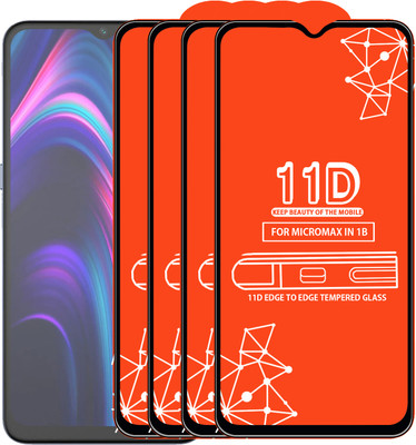 Roxel Edge To Edge Tempered Glass for Micromax In 1B(Pack of 4)