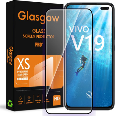Glasgow Edge To Edge Tempered Glass for Vivo V19(Pack of 1)
