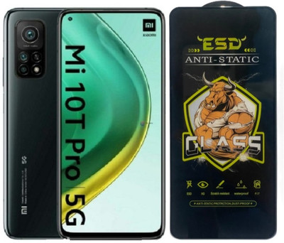 Resolute Edge To Edge Tempered Glass for Mi 10T Pro, ESD Tempered Glass, ESD Screen Protector, Anti Static, Screen Protector(Pack of 1)