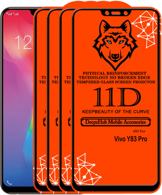 DeepzHub Edge To Edge Tempered Glass for Vivo Y83 Pro(Pack of 4)