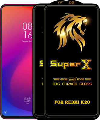 PFOAM Edge To Edge Tempered Glass for Mi K20(Pack of 2)