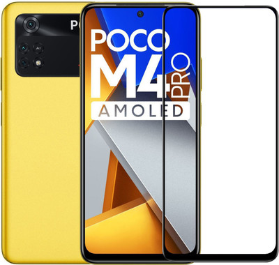 SEVEN7STAR Edge To Edge Tempered Glass for Poco M4 Pro 4G (6.43') [ NOTE FOR POCO M4 PRO 5G }(Pack of 1)