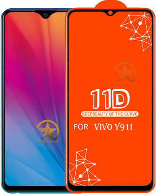 SEVEN7STAR Edge To Edge Tempered Glass for VIVO Y91i(Pack of 1)