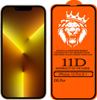 DeepzHub Edge To Edge Tempered Glass for iPhone 13 Pro(Pack of 1)