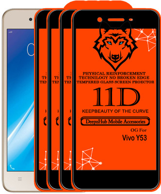 CRodible Edge To Edge Tempered Glass for VIVO Y53(Pack of 4)