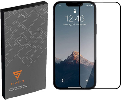 FIVE-O Edge To Edge Tempered Glass for Apple iPhone 14(Pack of 1)