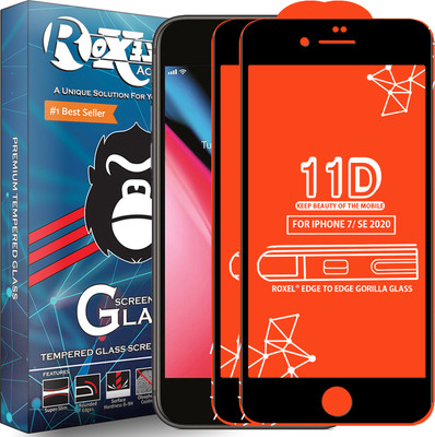 Roxel Edge To Edge Tempered Glass for Apple iPhone 7(Pack of 2)