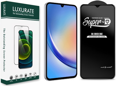 LUXURATE Edge To Edge Tempered Glass for iQOO Z7 5G, iQOO Z7 5G(Pack of 1)