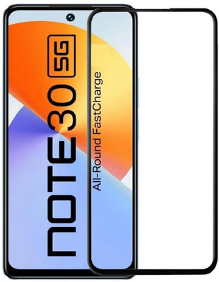 HRDENGINE STORE Edge To Edge Tempered Glass for Infinix Note 30 5G, Infinix Note 30(Pack of 1)