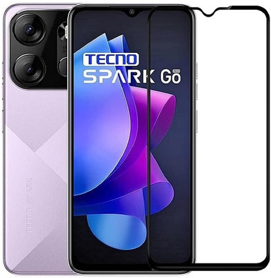 ChutPutMart Edge To Edge Tempered Glass for Screen Protector Full HD Tecno Pop 7 Pro(Pack of 1)