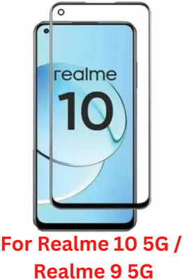 GORILLA FIVE Edge To Edge Tempered Glass for Realme 10 5G, Realme-9 5G(Pack of 2)