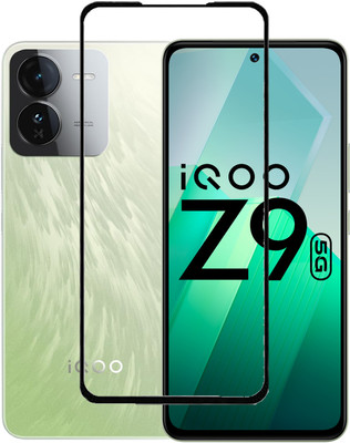 AARERED Edge To Edge Tempered Glass for iQOO Z9 5G, iQOO Z9(Pack of 1)