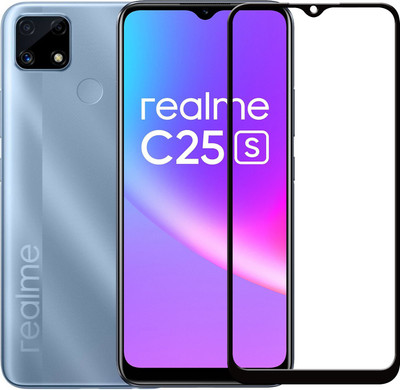 HQ Protection Edge To Edge Tempered Glass for REALME C25S(Pack of 1)