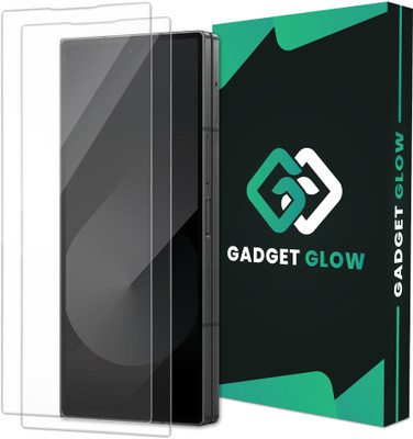 Gadget Glow Edge To Edge Tempered Glass for Samsung Galaxy Z Fold 6, Samsung ZFold 6 5G, Z Fold 6 5G(Pack of 2)