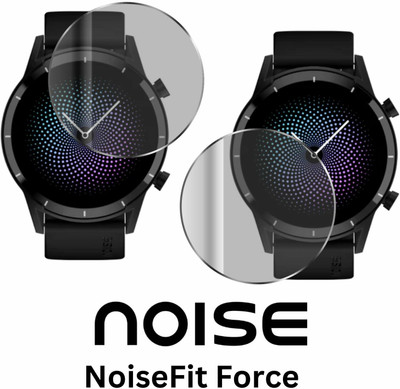 FCS Edge To Edge Tempered Glass for NoiseFit Force Watch Screen Protector, 9H Hardness(Pack of 2)