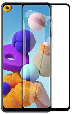 VAKIBO Edge To Edge Tempered Glass for Samsung Galaxy A21(Pack of 1)