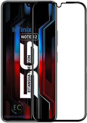 EITANSHA CREATION Edge To Edge Tempered Glass for Infinix Note 12 Pro, Infinix Note 12, Samsung Galaxy A70, Samsung Galaxy A70s(Pack of 1)