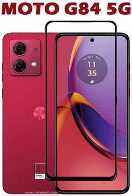 ROYALBASE Edge To Edge Tempered Glass for Moto G84.Motorola G84 5G(Pack of 1)