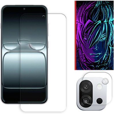 SOMTONE Edge To Edge Tempered Glass for Nothing CMF Phone 2 Pro 5G Tempered Glass Screen Protector | Anti-Scratch | Edge to Edge Full Coverage | 9H Hardness (1 FRONT SCREEN GUARD + 1 CAMERA LENS PROTECTOR + 1 FREE BACK EMBOSSED SKIN002)(Pack of 1)