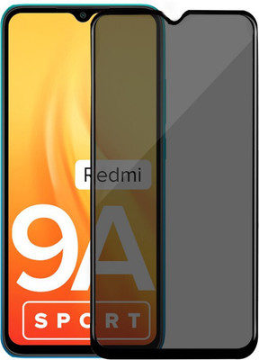 AuraX Edge To Edge Tempered Glass for Redmi 9A Sport(Pack of 1)