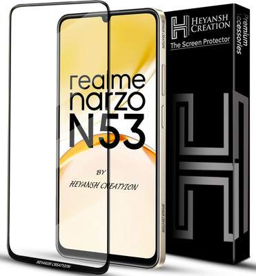 HEYANSH CREATION Edge To Edge Tempered Glass for Realme Narzo N53(Pack of 1)