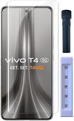 VISHZONE Edge To Edge Tempered Glass for vivo T4 5G(Pack of 1)