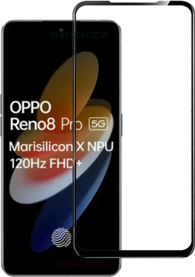 BRENZZ Edge To Edge Tempered Glass for OPPO Reno8 Pro 5G(Pack of 1)