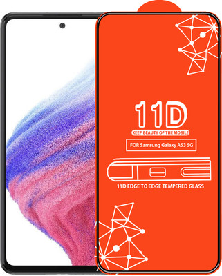 Qyist Edge To Edge Tempered Glass for Samsung Galaxy A53 5G(Pack of 1)