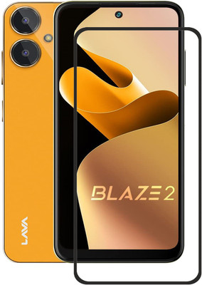 NSTAR Edge To Edge Tempered Glass for Lava Blaze 2(Pack of 1)
