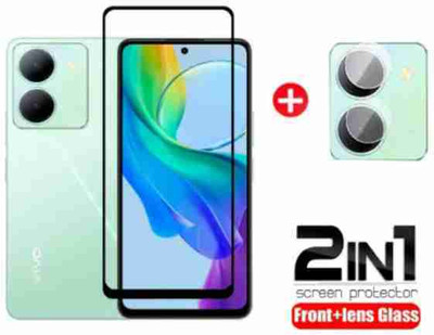 Olonga Edge To Edge Tempered Glass for VIVO Y36(Pack of 1)