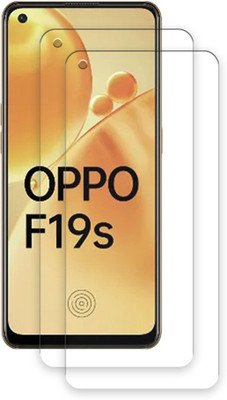 ARBAN Edge To Edge Tempered Glass for OPPO F19s TEMPERED GUARD FRONTP2(Pack of 2)