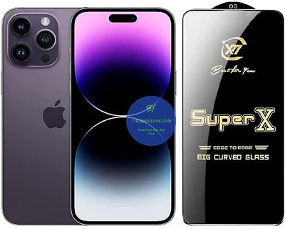 Bnny Edge To Edge Tempered Glass for Apple iPhone 12 Pro Max Super X Tempered Glass(Pack of 1)