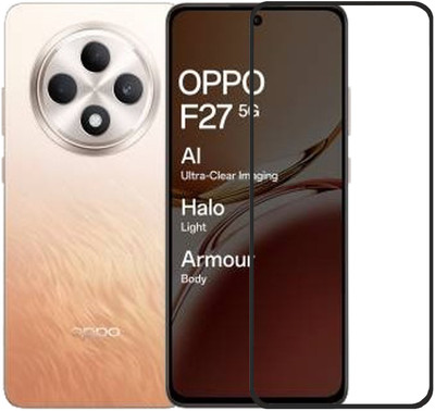 AKSHUD Edge To Edge Tempered Glass for OPPO F27 5G(Pack of 1)
