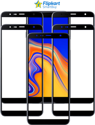 Flipkart SmartBuy Edge To Edge Tempered Glass for SAMSUNG J6 PLUS(Pack of 5)