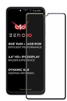 FwellT Edge To Edge Tempered Glass for Itel zeno 10 5G(Pack of 1)