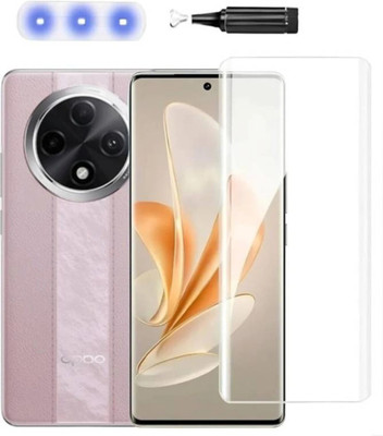 MD PROTECT Edge To Edge Tempered Glass for Oppo F27 Pro Plus 5G, 2.5D Curved Edge Premium Tempered Glass for Ultimate Protection(Pack of 1)