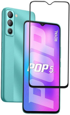MD SmartBuy Edge To Edge Tempered Glass for Tecno POP 5 Lite, Tecno POP 5 Pro(Pack of 1)