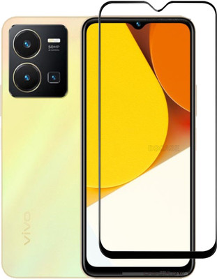 DSCASE Edge To Edge Tempered Glass for VIVO Y35, Vivo y35(Pack of 1)