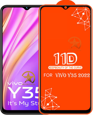 SEVEN7STAR Edge To Edge Tempered Glass for VIVO Y35(Pack of 1)