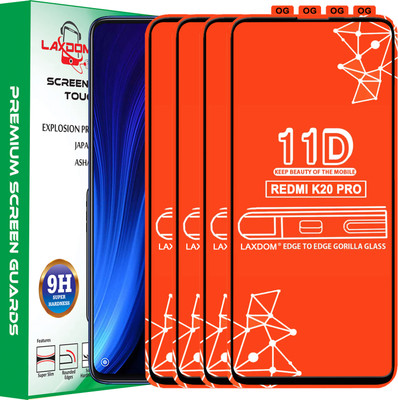 Laxdom Edge To Edge Tempered Glass for Mi K20 Pro(Pack of 4)