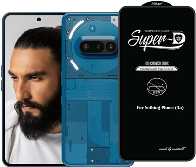 Mersal Edge To Edge Tempered Glass for Nothig Phone 3a 5g(Pack of 1)