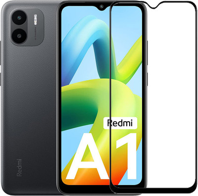 KMPERED Edge To Edge Tempered Glass for Mi A1, Mi A1(Pack of 1)