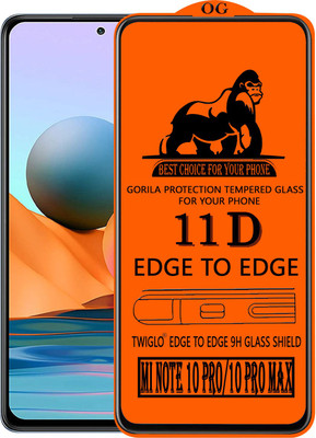 TWIGLO Edge To Edge Tempered Glass for REDMI NOTE 10 PRO MAX(Pack of 1)