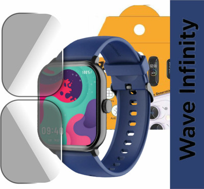 KANCHA Edge To Edge Tempered Glass for BOAT WAVE INFINITY BLUETOOTH SMARTWATCH(Pack of 2)