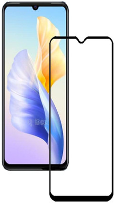 MOBIGENIX Edge To Edge Tempered Glass for Vivo Y19e(Pack of 1)