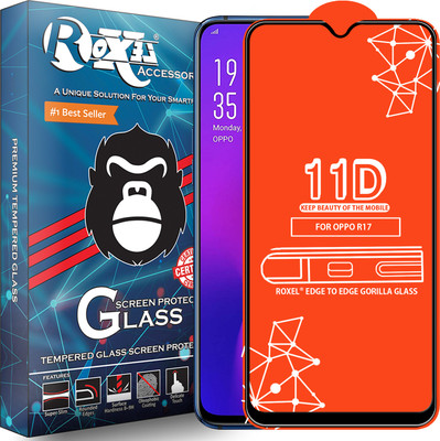 Roxel Edge To Edge Tempered Glass for Oppo R17(Pack of 1)