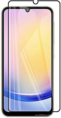 Caseline Edge To Edge Tempered Glass for SAMSUNG Galaxy A25 5G(Pack of 1)